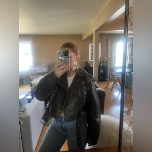 Stylish Black Leather Jacket